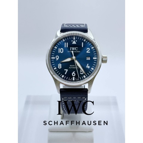 IWC 파일럿 워치마크 블루다이얼 시계 (국내공장 AS가능)