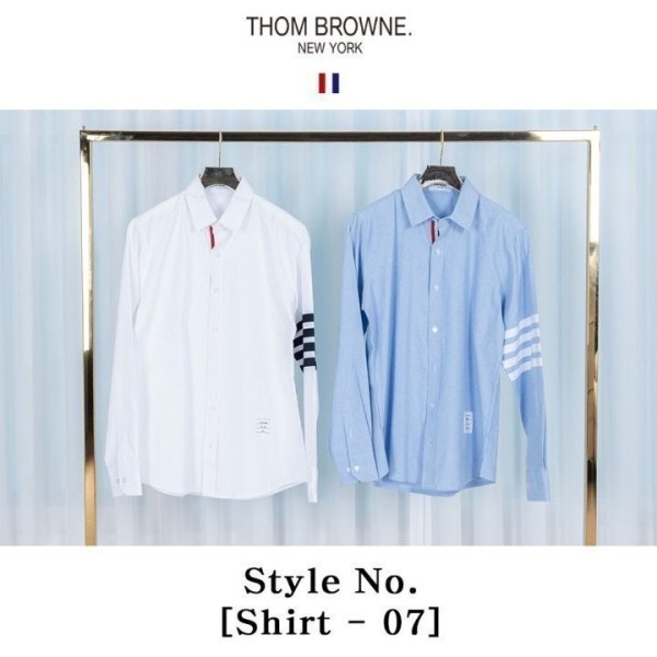 [THOM BROWNE] 옥스포드 소매사선 Shirt-07-레플리카 사이트 쇼핑몰