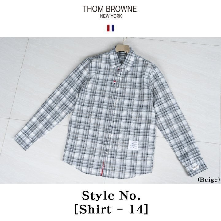 [THOM BROWNE] 면체크 Shirt-14 (2color)