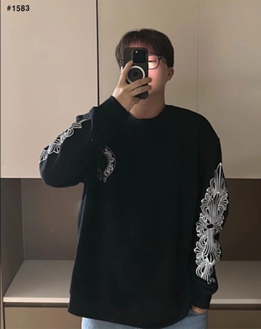 크롬하츠 홀스슈 말발굽 롱슬리브 긴팔티