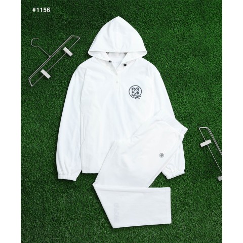 지포어 써클 GS 그래픽 후드 아노락 후드 & 팬츠 세트 - 2 Color