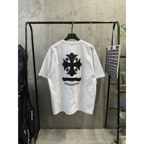 크롬하츠 가죽패치 워싱티4 (2color)