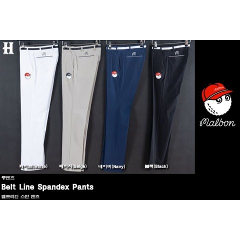 말본. 벨트라인 스판 팬츠 (4color) [size-30~40]
