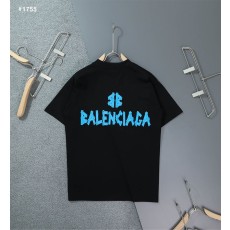발렌시아가 BB 레터링 블럭 패치 반팔티 - 3 Color