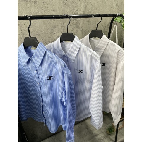 셀린느 자수로고 오버셔츠 (여성용) 3color