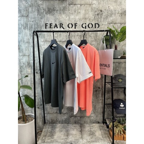 피어오브갓 자수 피그먼트 반팔티 3color