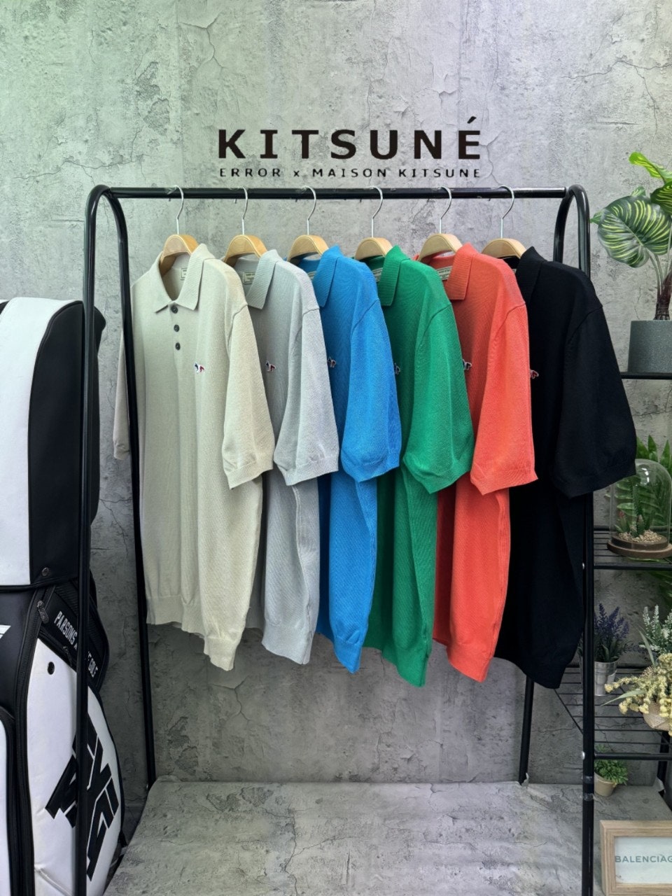 메종키츠네 아이스 카라니트 (6color)