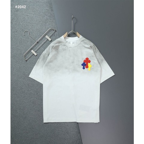 크롬하츠 크로스 세메터리 빈티지 워싱 라운드 반팔티 - 2 Color