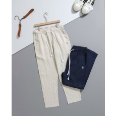 브루넬로 쿠치넬리 드로스트링 린넨 팬츠 - 2 Color