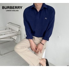 버버리 바이블 반오픈 카라셔츠 (8COLOR) -18231